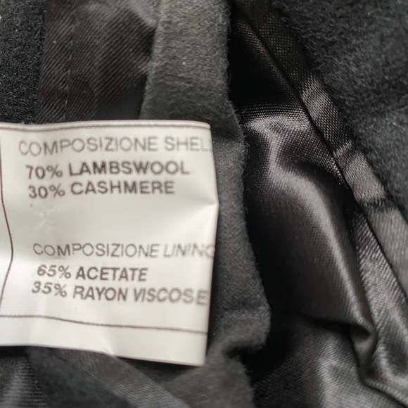 NORDSTROM MENS JACOB SIEGEL LAMBSWOOL COAT 46L - Picture 10 of 13